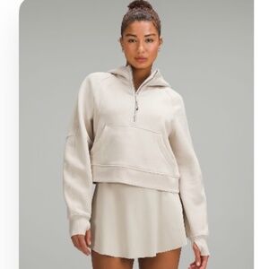 Lululemon Scuba Oversized Half-Zip Hoodie (Mojave Tan) size M/L